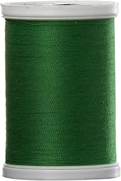 Coats & Clark Dual Duty XP All Purpose Sewing Thread for Sewing Machines, 100% Polyester High Quality Thread Spools for Hand Stitching, Medium Weight 35wt, 250 Yards, 3-Pack, Emerald