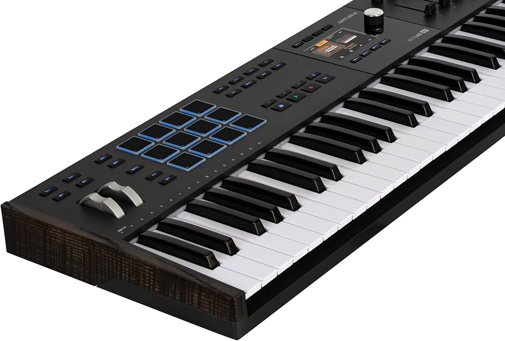 ARTURIA KeyLab 61 MIDIキーボード Arturia KeyLab 61 mk3 Black — 61 Key USB MIDI Keyboard Controller