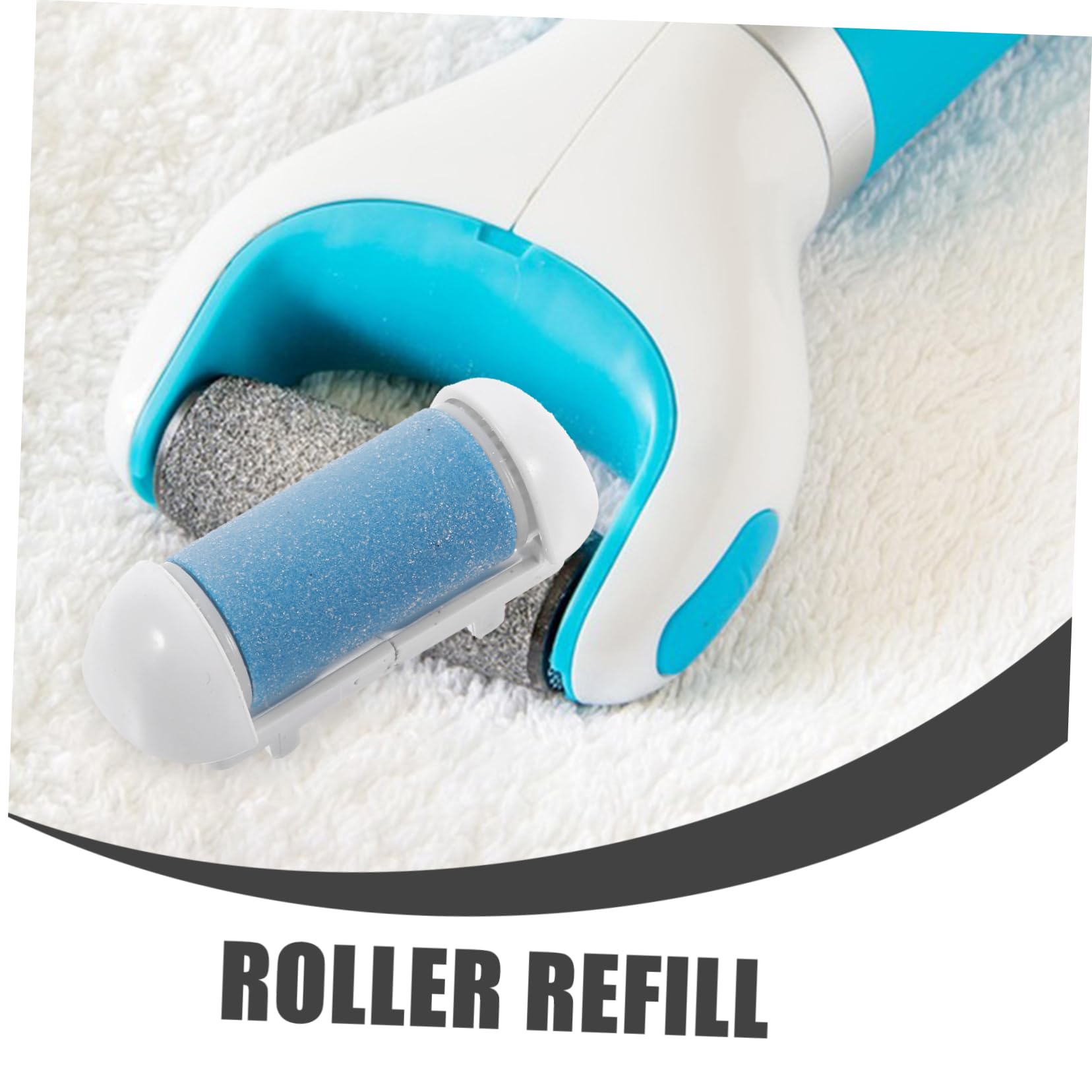 Healvian 30piezas Rodillos De Reemplazo Para Cuidado De Pies Exfoliador De Piel Muerta Compatible Herramienta Eléctrica Resistente Al Agua Rosa y Azul Cada Color