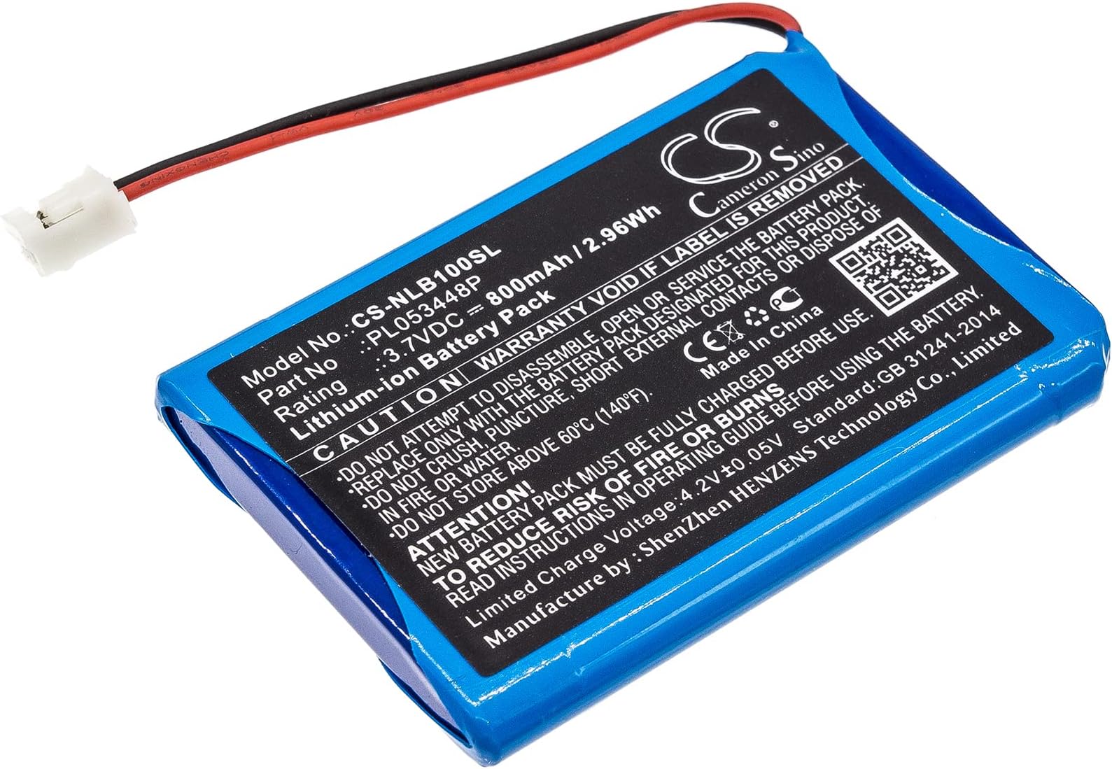 TechtekBattery 800mAh compatible with [Nolan] B5, B901L, B901R, N-COM B1, N103, N4, N43, N43 Air, N43E, N43E Air, N71, N85, N86 replaces PL053448P FBA