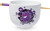 Vista 204 de Silver Buffalo The Powerpuff Girls Girl Power Featuring Blossom, Bubbles, and Buttercup Ceramic Ramen Noodle Rice Bowl with Chopsticks, Microwave