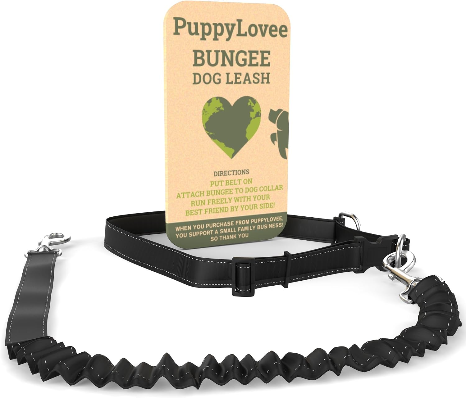 Dog Training Leash By Puppylovee - 5 Out of 5 Stars - Hands Free Premium Leash Great for Running Jogging Hiking Walking - Pet Supplies…