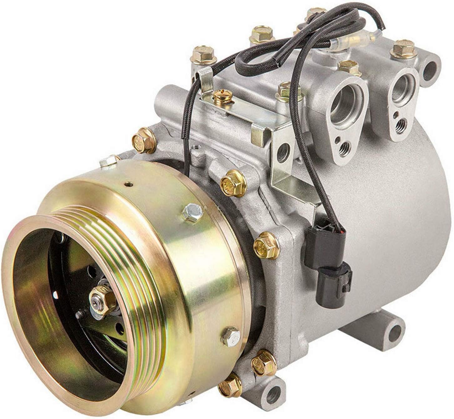 SINOCMP Car AC Compressor AKC011H201B Air Compressor New Air Conditioning Compressor AC Compressor Clutch Assy for Mitsubishi Mirage Eagle Summit Dodge Colt 1.8L, 3 Month Warranty