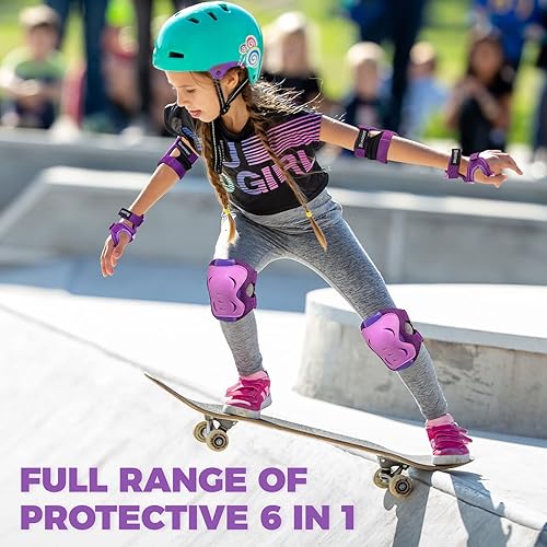 Miniatura 8 de BOSONER KidsYouth Knee Pad Elbow Pads Guards Protective Gear Set for Roller Skates Cycling BMX Bike Skateboard Inline Skatings Scooter Riding Sports