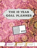 The 10 Year Goal Planner 2021-2030: 120 Monthly Pages, Several Visual Aids For Goal Setting, Plan Track Review All Goals, Daily Affirmations, Mission Statement