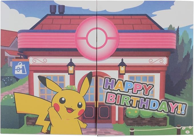 Amazon ポケモンセンターオリジナル グリーティングカード 誕生日祝い ポケモンセンターメロディー付 アニメ 萌えグッズ 通販