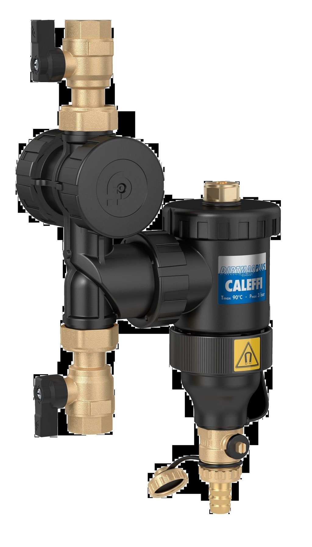 Caleffi Heizungs-Schlammabscheider 1 Zoll – Mit Magnet Und Isolierung, Für Heizungsanlagen Bis 10 Bar