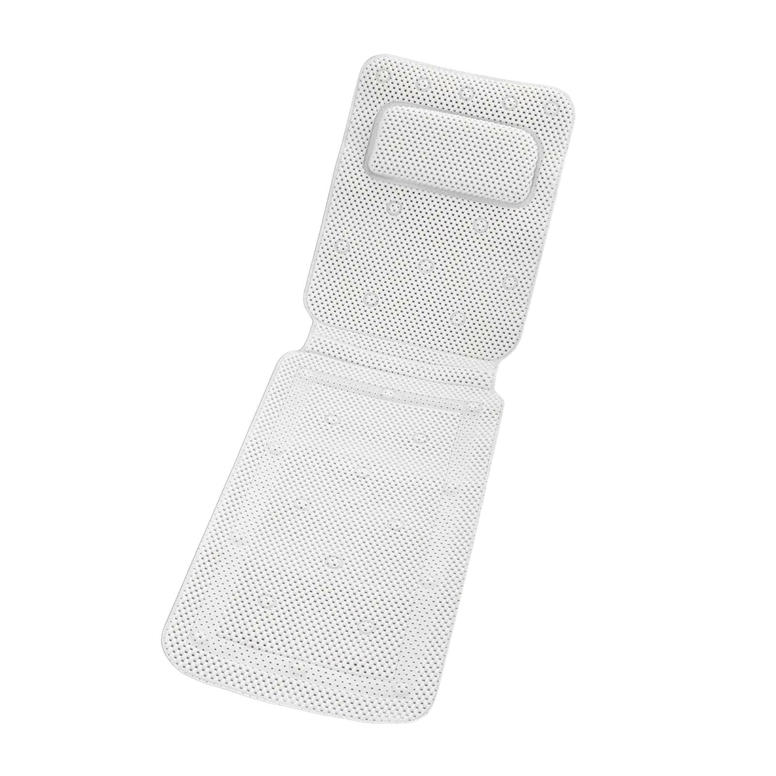 Tapis de bain pour baignoire avec coussin extra large et revêtement antidérapant sécurisé