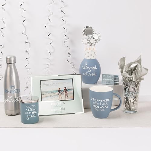 Miniatura 4 de Pavilion Gift Company Florero relajado y retirado, 6.5"