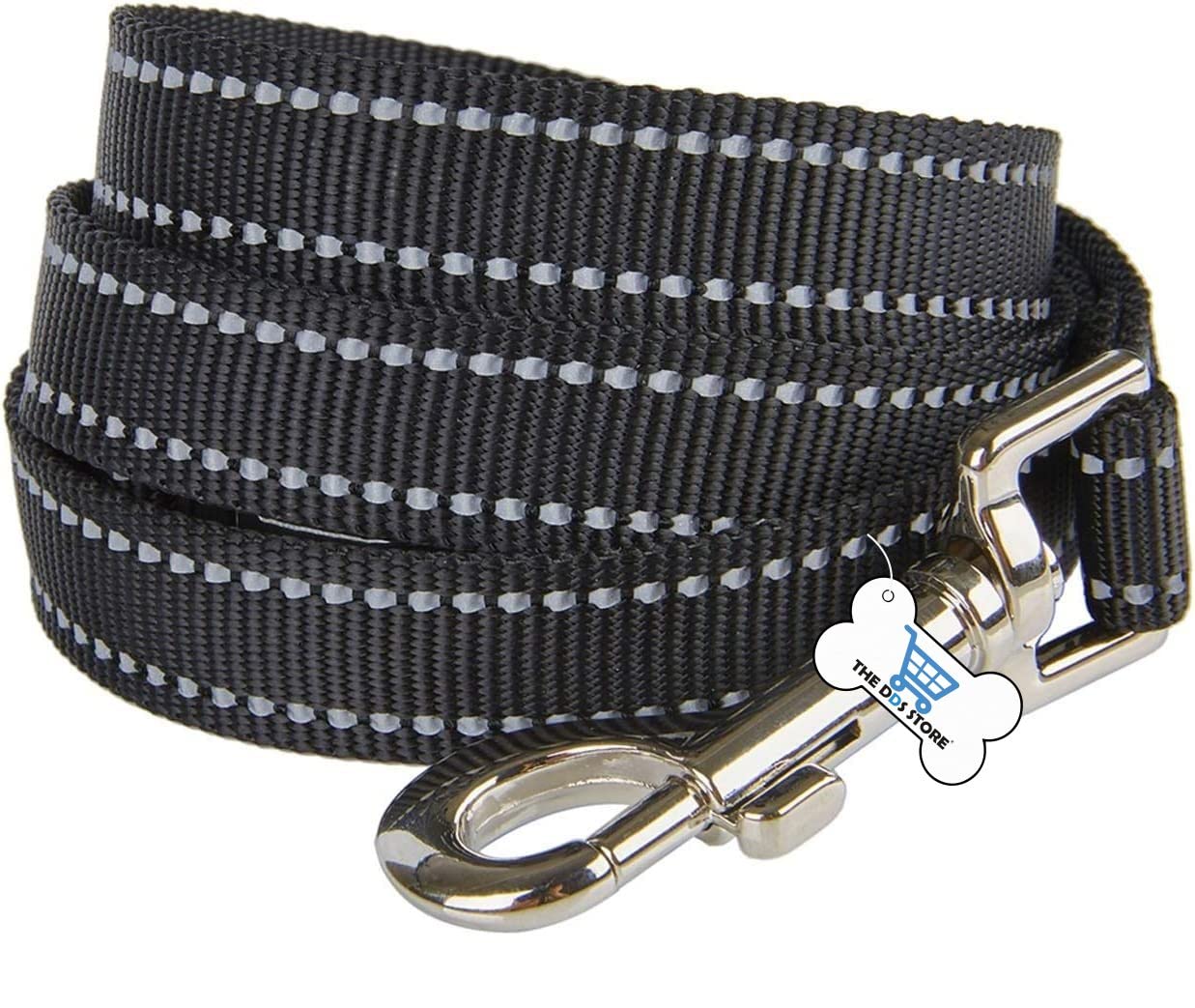 COZY PUPPIES Reflective Dog Leash 10 Feet Nylon Leash Durable Training Lead Rope with Metal Clasps Leash for Puppies Dog Training Leash for Small Medium Large Dogs Pet Dog Accessories (10 FT, Black) (B0BWR5T7Q9) Amazon Price History, Amazon Price Tracker