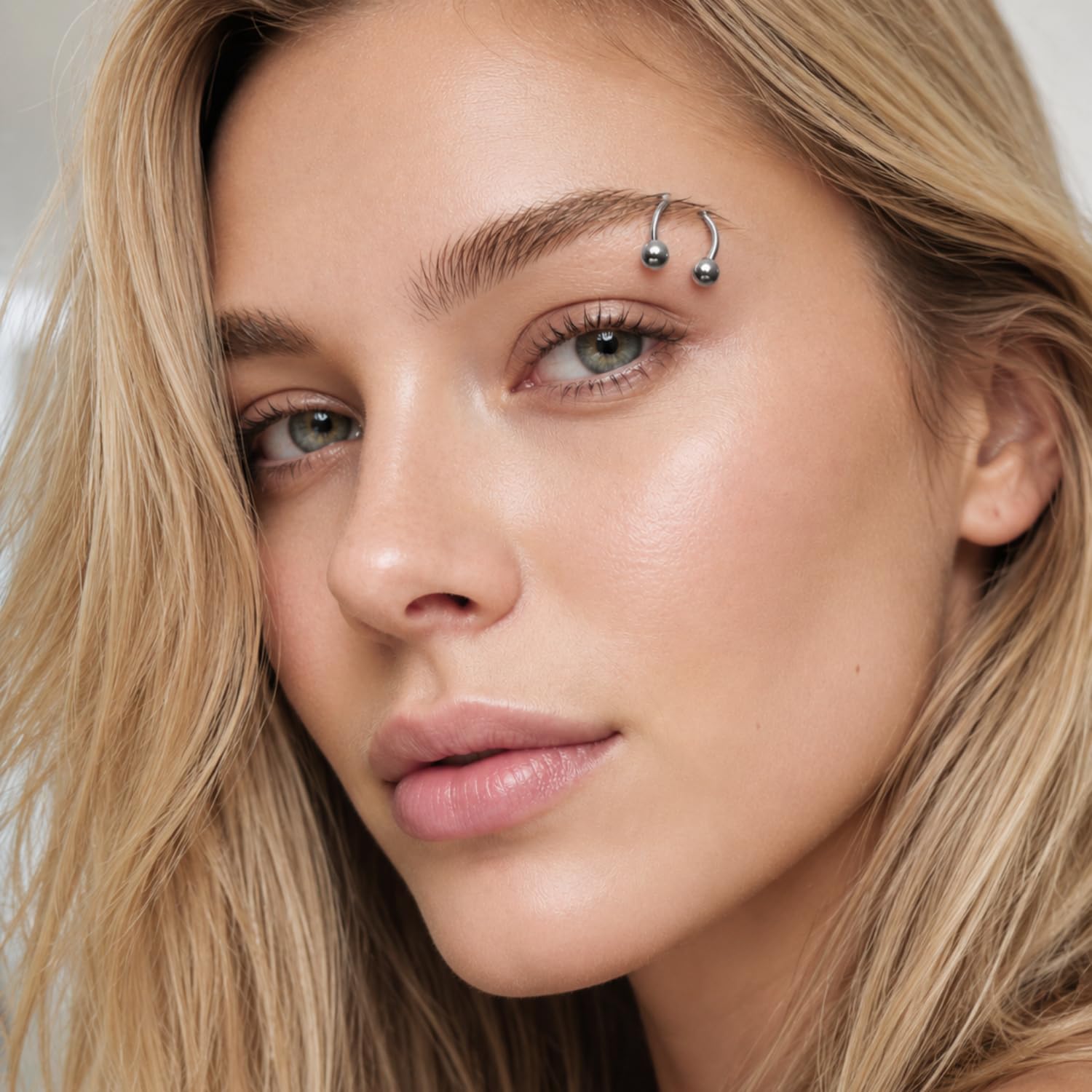 Via Mazzini Stainless Steel 10mm Silver Circular Barbell Belly/Septum/Nipple/Eyebrow Piercing for Women and Men (BB0019) 1 Pc Only 3
