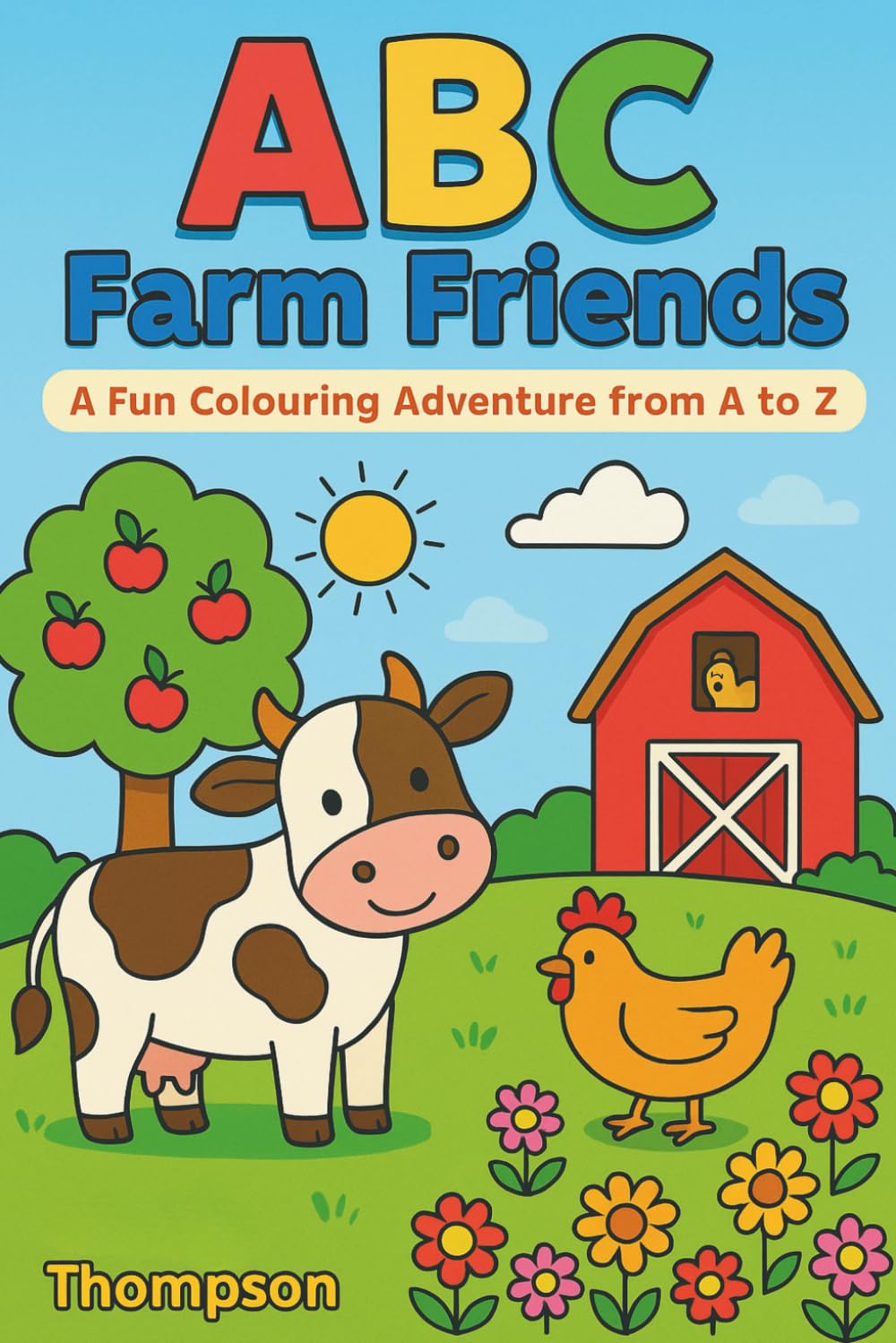 ABC Farm Friends: A Fun Colouring Adventure from A to Z (ABC Colour and Learn)