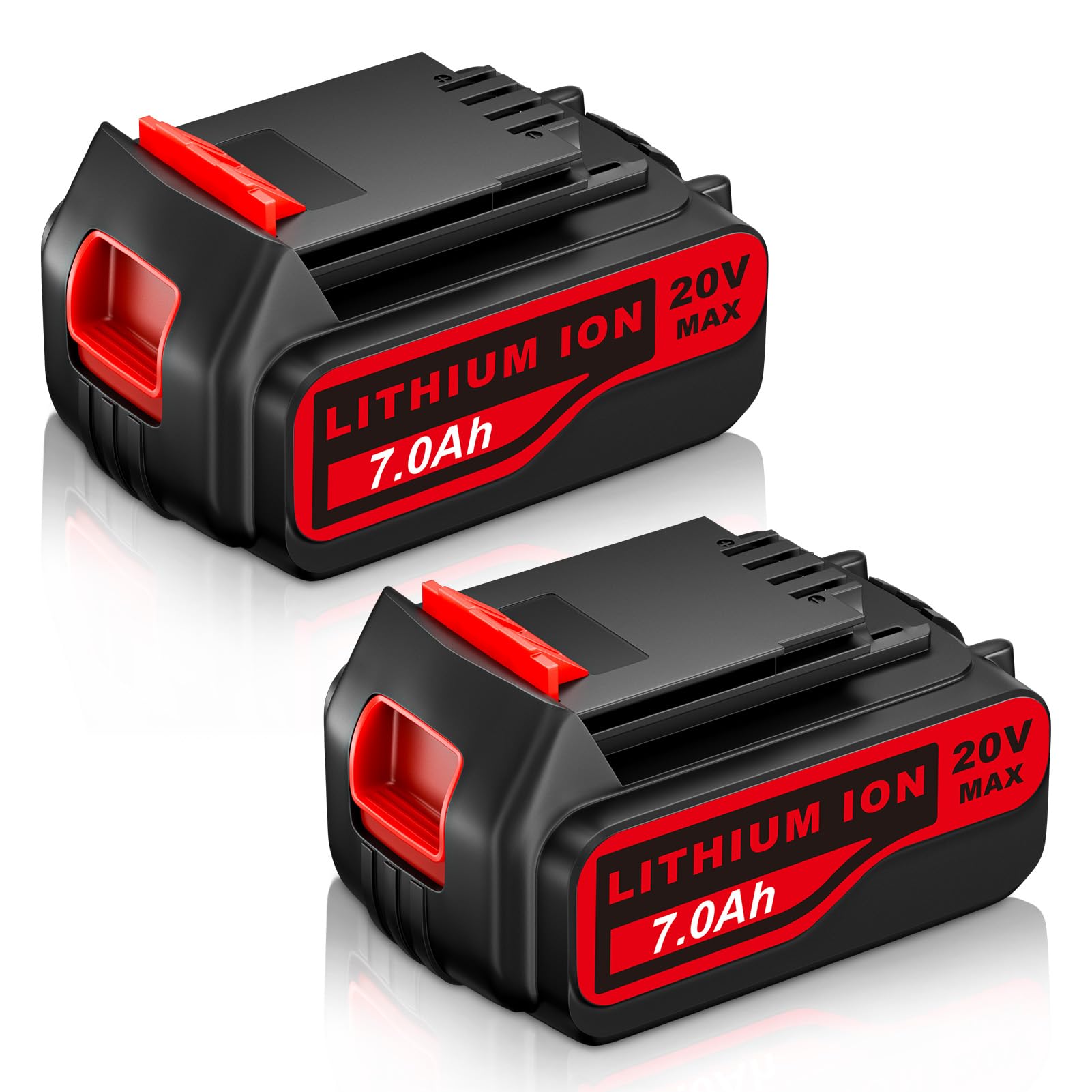 VANON 2Pack Lithium LB2X4020 7.0Ah 20V MAX Replacement for Black and Decker 20V Battery LBXR20 LBXR20-OPE LB20 LBX20 LBX4020 LB2X4020-OPE Visit The Store