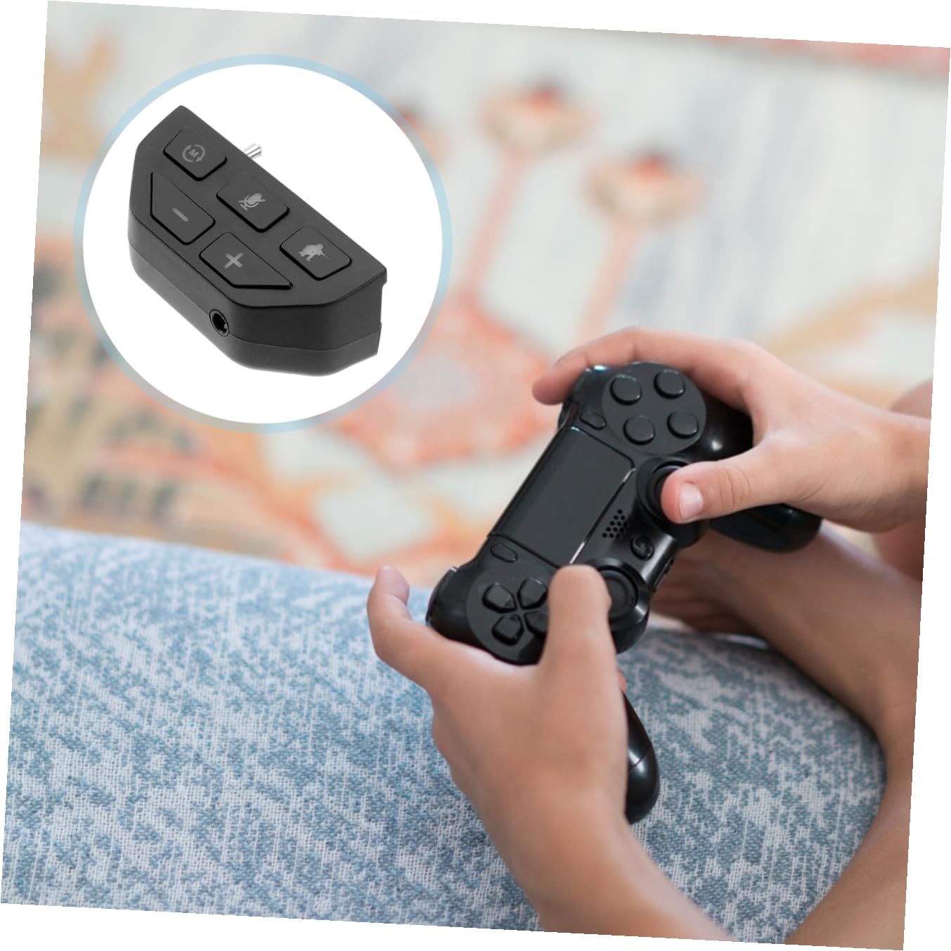 Hemobllo 3 Pz Adattatore per cuffie controllore forniture per cuffie adattatore per controller audio per convertitore per adattatore per giochi audio senza fili pulsante AbS