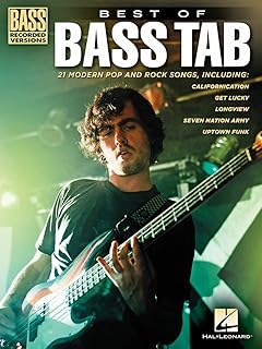 Best of Bass Tab | 21 Rock Pop Hits Bass Recorded Versions Original Transkriptionen Songbook | Seven Nation Army Uptown Funk Californication | Hal Leonard TAB Noten Anfänger-Fortgeschritten Bassist