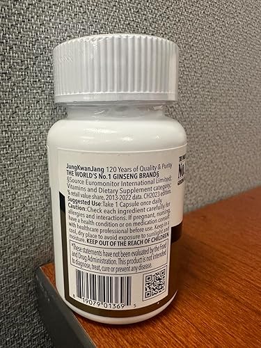 Miniatura 4 de JungKwanJang Suplemento de salud hepática con cardo mariano 260 mg (silimarina) y ginseng americano 1,000 mg - Desintoxicación del hígado graso y