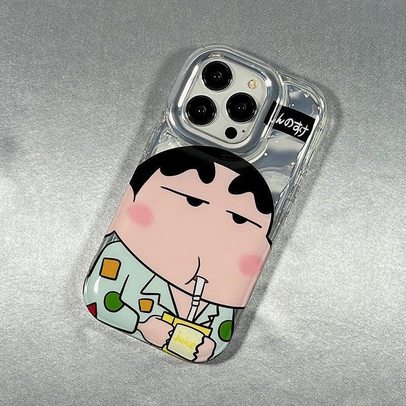 Amazon.co.jp: クレヨンしんちゃん iPhone17 Pro 用 ケース クレヨン
