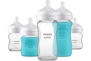 Philips Avent Natural Glass Baby Bottles Value Set