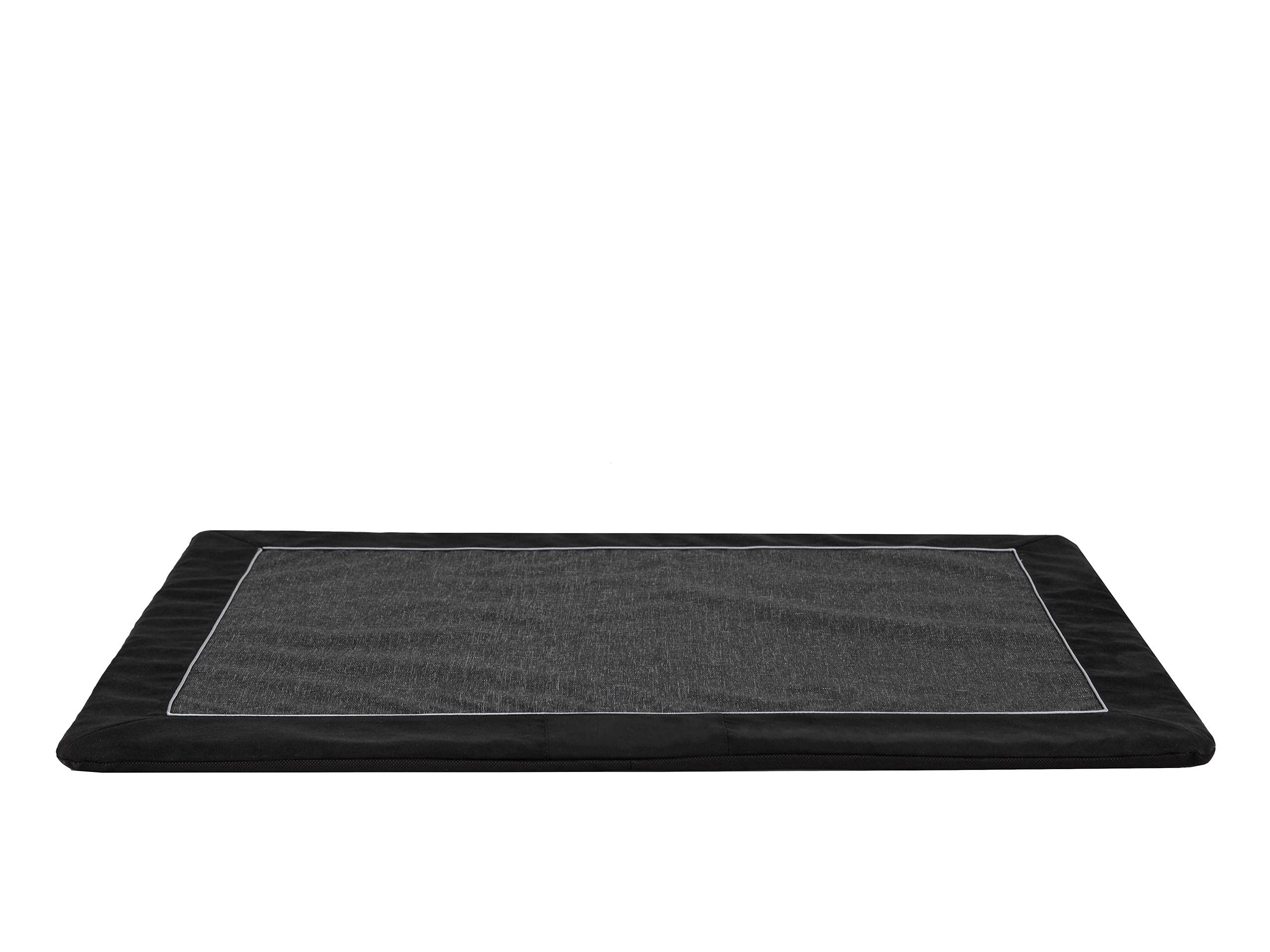 Karlie Tapis pour chien en lin écologique Noir Taille XL 110 x 90 cm