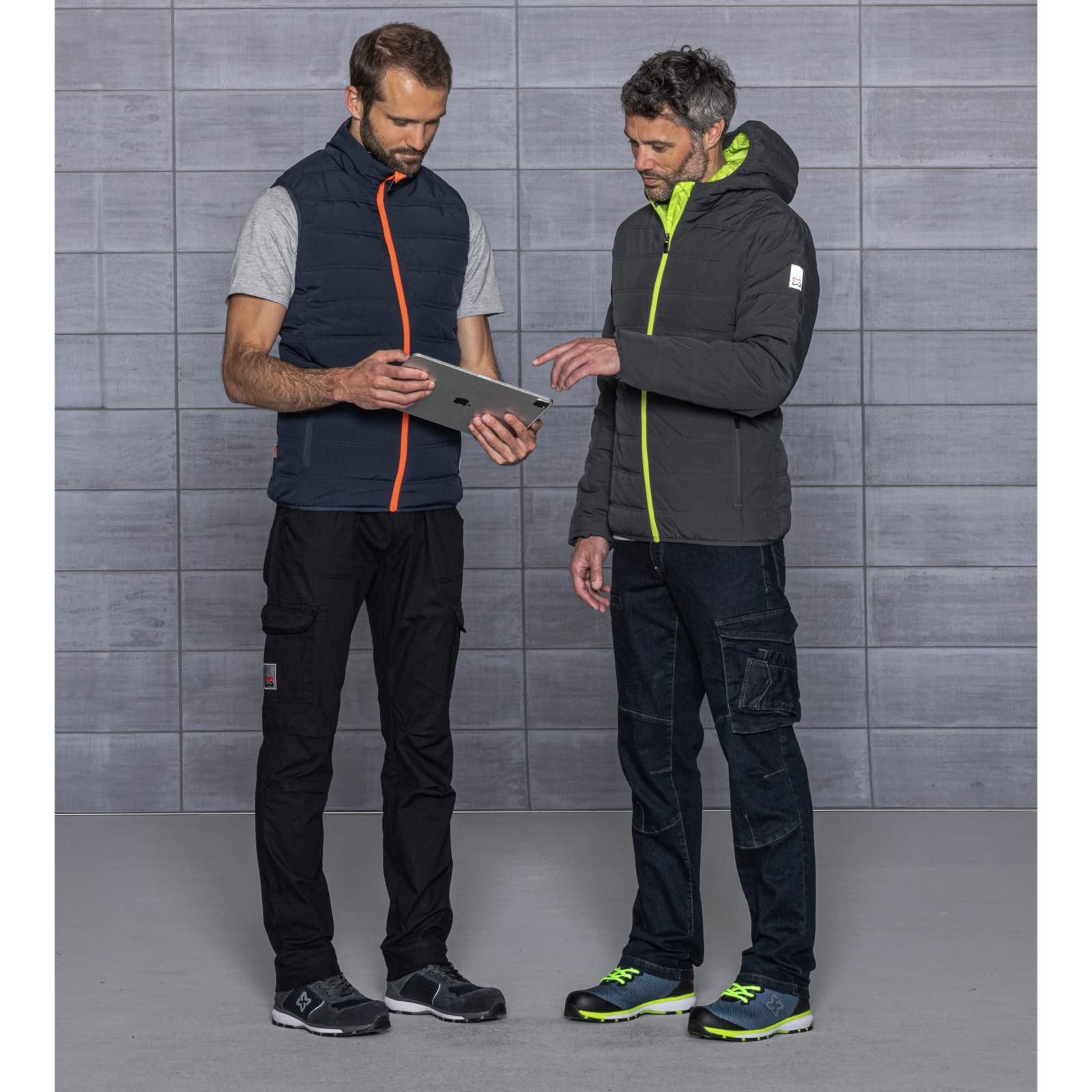 WüRTH MODYF Blouson de travail Matelassé Moon Anthracite/Lime
