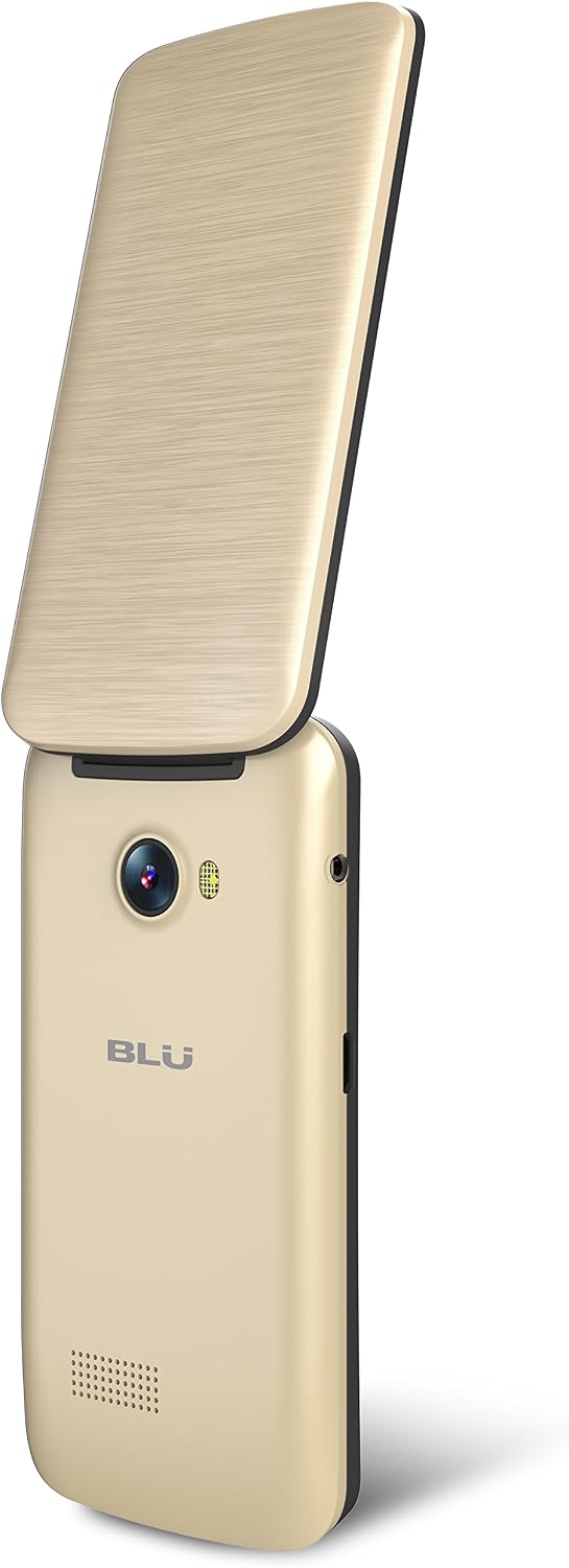 BLU Diva Flex 2.4 - Flip phone - unlocked Dual Sim - Gold