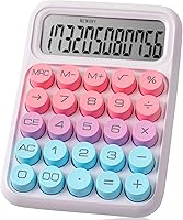 Vista 23 de Mr. Pen - Calculadora con interruptor mecánico, 12 dígitos, pantalla LCD grande, calculadora azul con botones grandes, suministros para el regreso