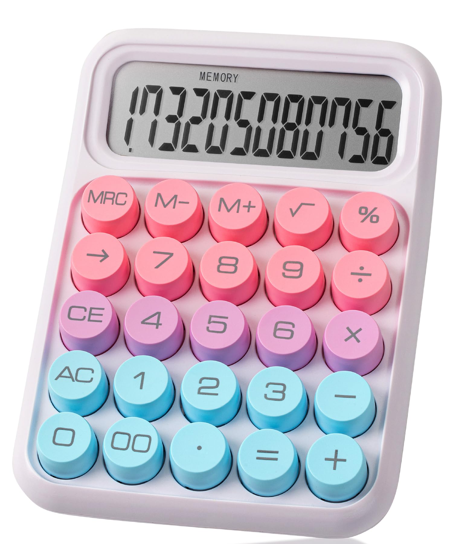 Mr. Pen- Mechanical Switch Calculator, 12 Digit Large LCD Display