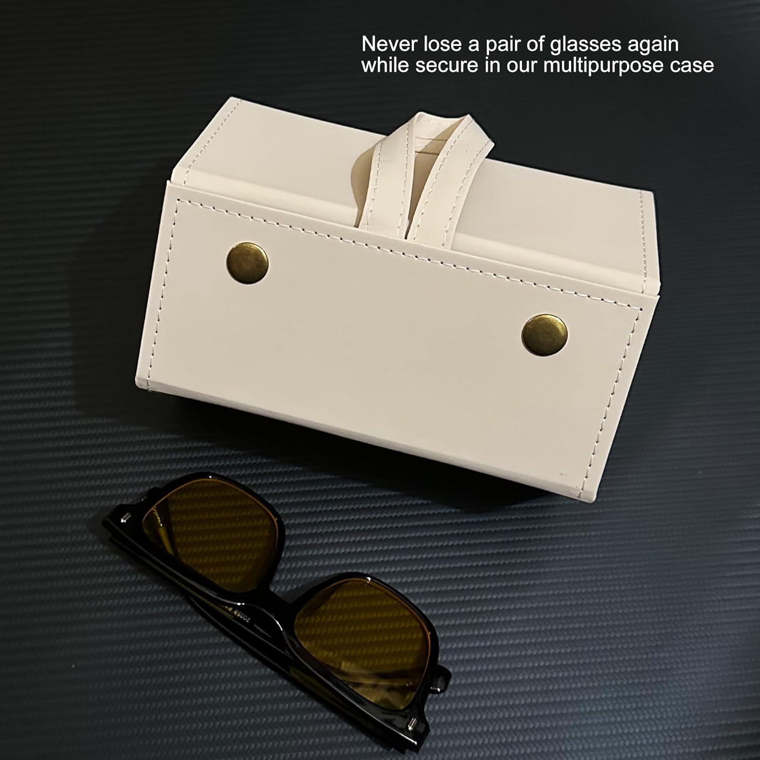 Longjet Sunglasses Organizer Travel Glasses Case 5 Slots Multiple Pairs Eyeglasses Storage Box Hanging Eyewear Holder - Image 7