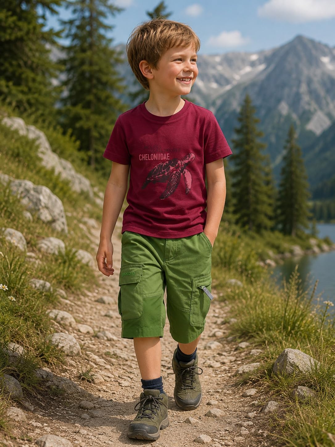 JAKO-O 3/4 Outdoorhose Kinder, robust