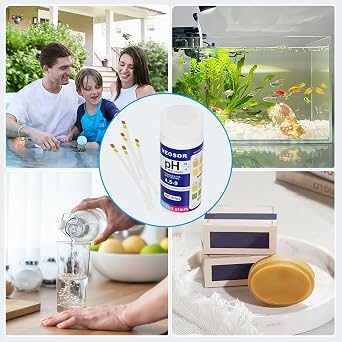 pH Test Strips for Urine & Saliva: 200 Strips pH Paper for Testing Your Body's pH, 4.5 to 9.0 Acid Alkaline Litmus Paper pH Test Strip, Get Clear Acid-Alkaline Balance Results in Seconds, 4.5-9 Range