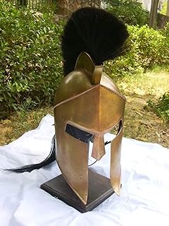 King Spartan 300 Movie Helmet (King Leonidas)+free helmet stand by ethnic roots