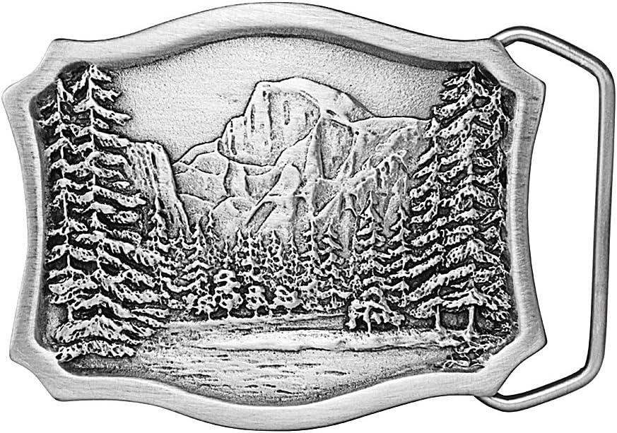 Indiana Metal Craft Men's Yosemite Half Dome Belt Buckle Belts