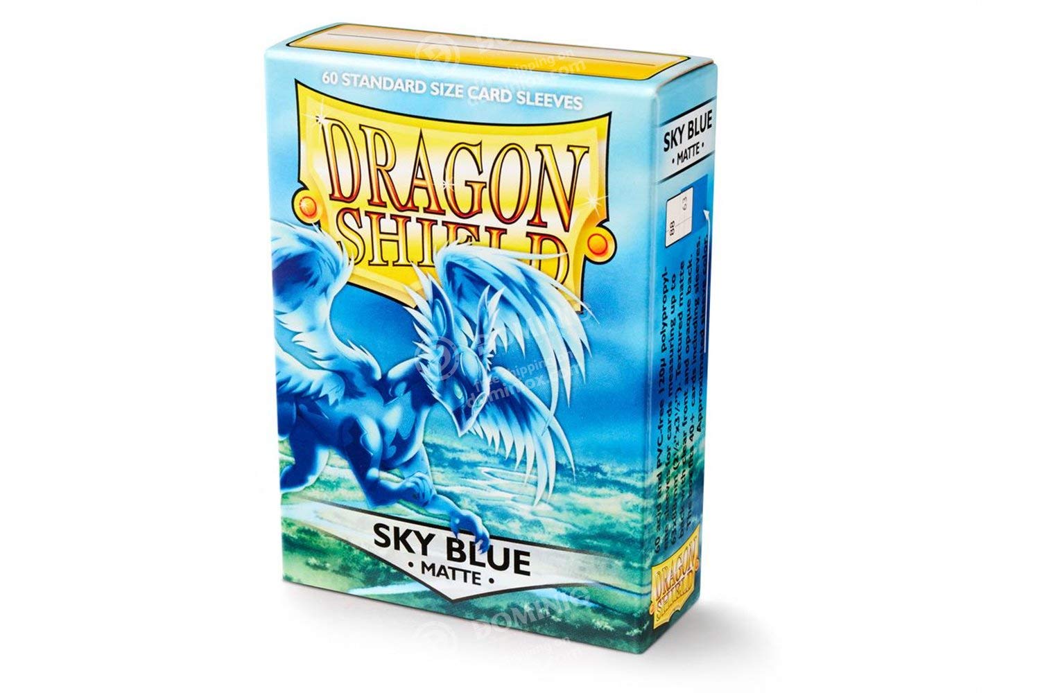 ApS Dragon Shield Japanese Size Sleeves – Matte Sky Blue 60CT - Card Sleeves Smooth & Tough - Compatible with Pokemon, Yugioh, & More– TCG, OCG,ART11119
