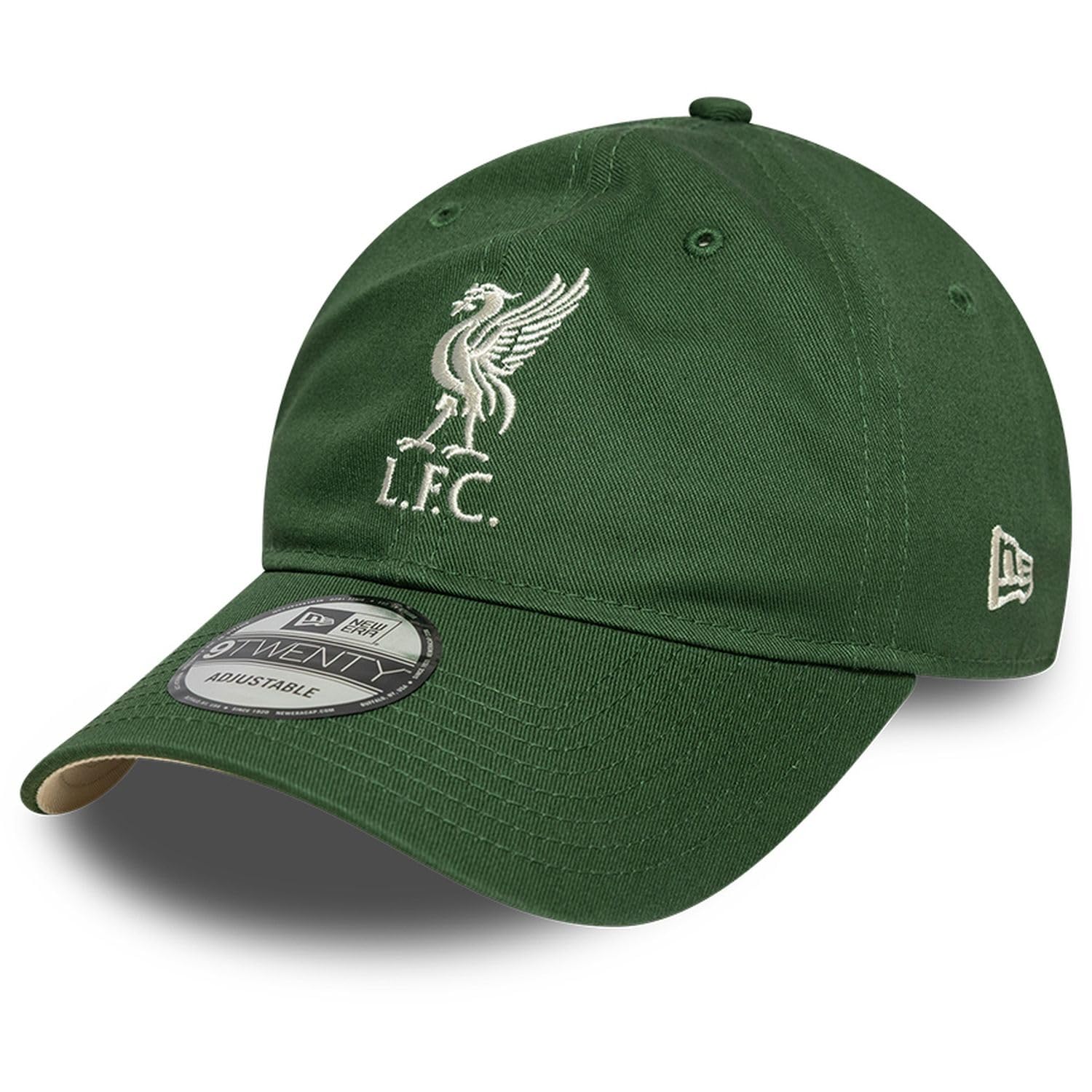 New Era Adults 9Twenty Liverpool Football Club Baseball Cap Hat Dark Green