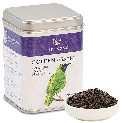 Vista 40 de Birdsong Rufous Pekoe - Té orgánico de Pekoe naranja de las Indias Orientales con malta, especias y notas de madera, té negro con cafeína dulce 100%