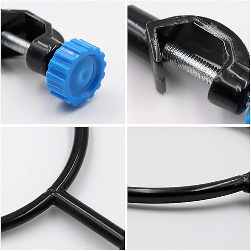 Miniatura 3 de Abrazaderas del soporte de laboratorio, sistema de la retorta del soporte del anillo de la ayuda del laboratorio del soporte de la abrazadera de la