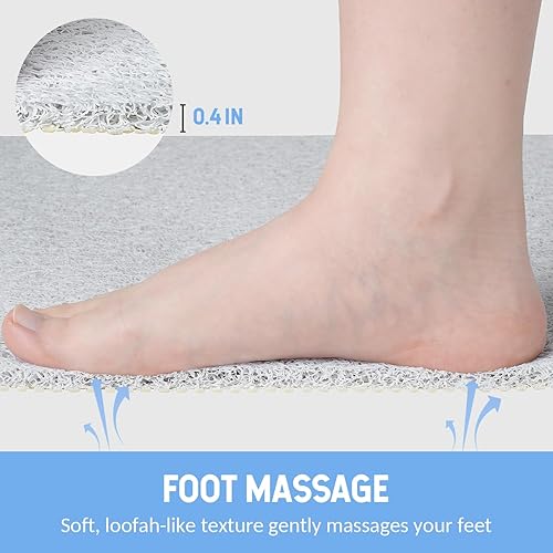 Miniatura 4 de Tapete antideslizante para bañera, tapete de ducha antideslizante, tapete de secado rápido, tapete antideslizante para bañera, piso, baño, cocina,