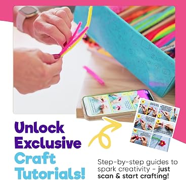 Blue Squid 3000+ pcs Arts and Crafts Supplies for Kids | Craft Kit Box for Kids Age 4-5, 4-8, 6-8, 8-12 | Craft Supplies & Materials Crafts Set Toys Art Box Gifts for Girls Boys Bulk Art Kit