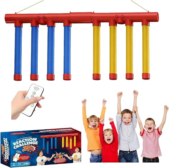 Winnsell Catching Sticks Games, 2 Player Catching Sticks Games with 3 Adjustable Speed Quick Reactions Training Reaction Game for Family (B)