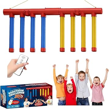 Winnsell Catching Sticks Games, 2 Player Catching Sticks Games with 3 Adjustable Speed Quick Reactions Training Reaction Game for Family B