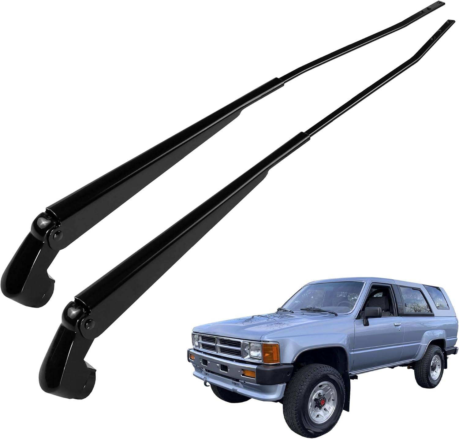 Front Windshield Wiper Arm Compatible with 1984 1985 1986 1987 1988 Toyota 4Runner Toyota Pickup Replaces 42857 85210-89102 42858 85190-89132