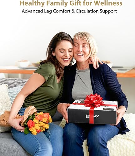 Miniatura 7 de FIT KING Masajeador de Piernas para Circulación y Alivio del Dolor, Masajeador de Piernas y Pies por Compresión de Aire para Aliviar el Dolor