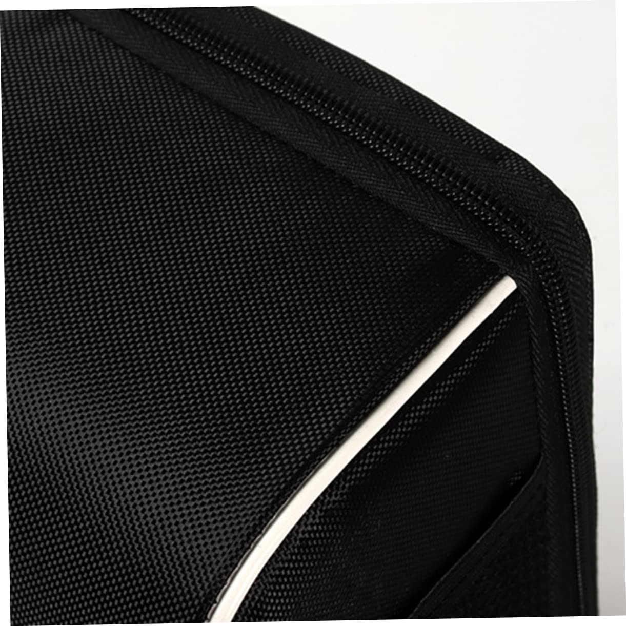 Kisangel 3piezas Bolsa De Manillar De Bicicleta Plegable Accesorio Multifunional para Almacenamiento Color Negro