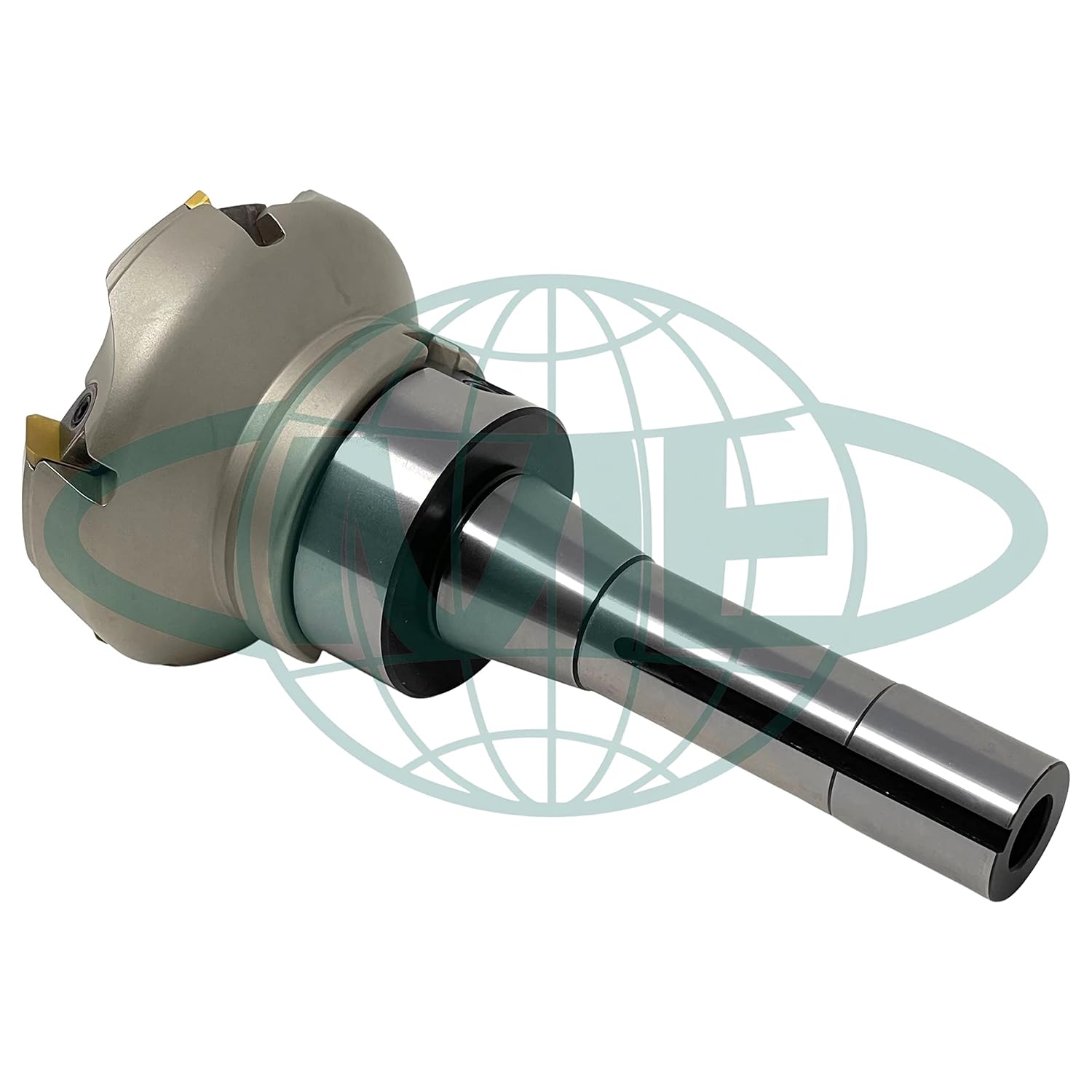 CME 3" 45° Indexable Face Mill w/ R8 Arbor, SEAN42 Inserts Included, 5 Flutes