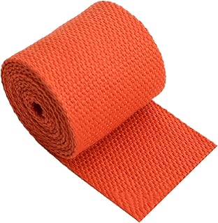 cinta de cinchaCorrea de cincha pesada de nailon Correas de tapicería de algodón de 2 pulgadas, correas de correas de 50 mm de ancho for bolsas (color: blanco, tamaño: 50 mm x 10 yardas) (color: azul,