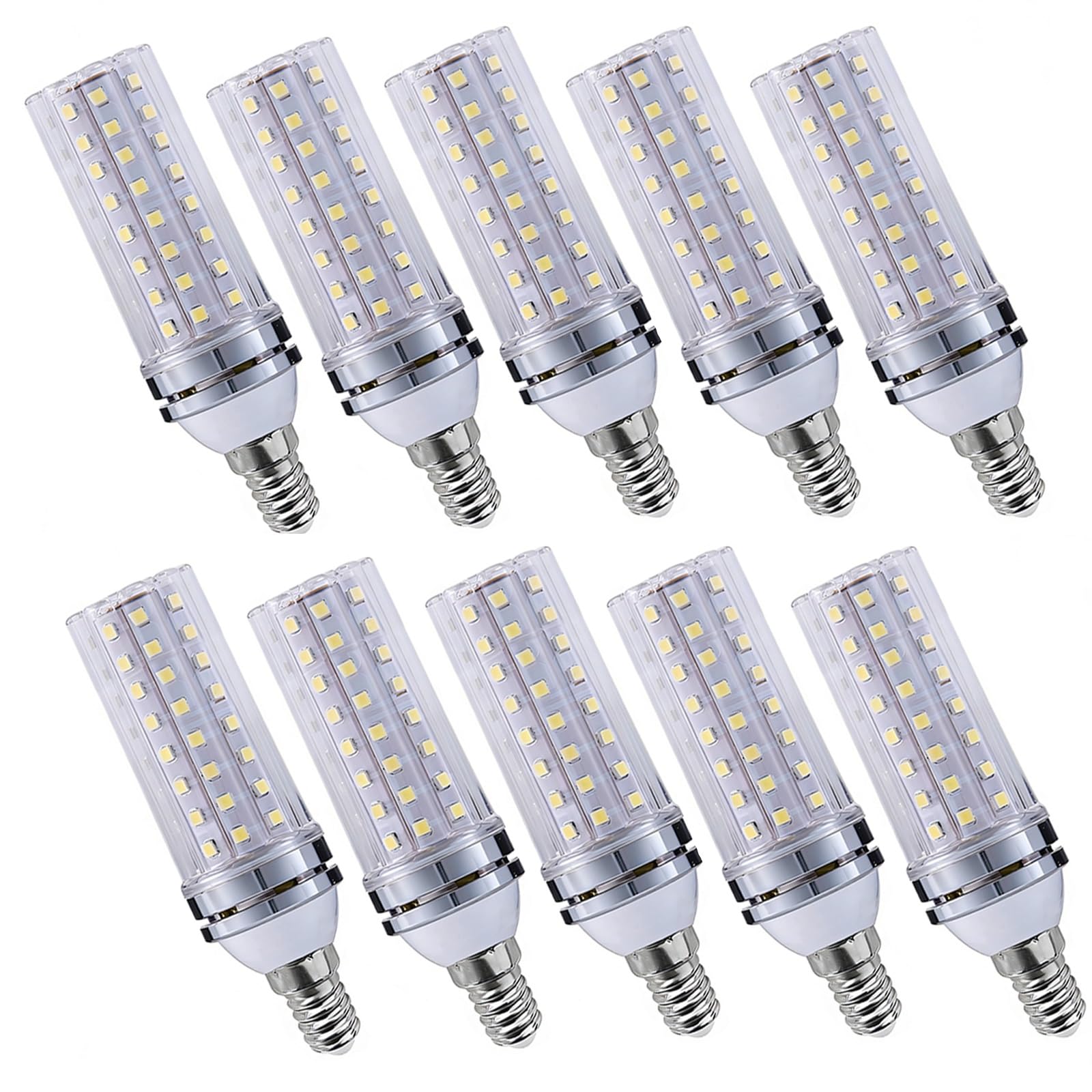 E14 Lampadine LED Luce Naturale 4000K 16W Equivalente 160W SES Attacco Edison Piccolo Senza Sfarfallio 1600LM Non Dimmabile Per Lampadario Parete Soffitto(10 Pack)