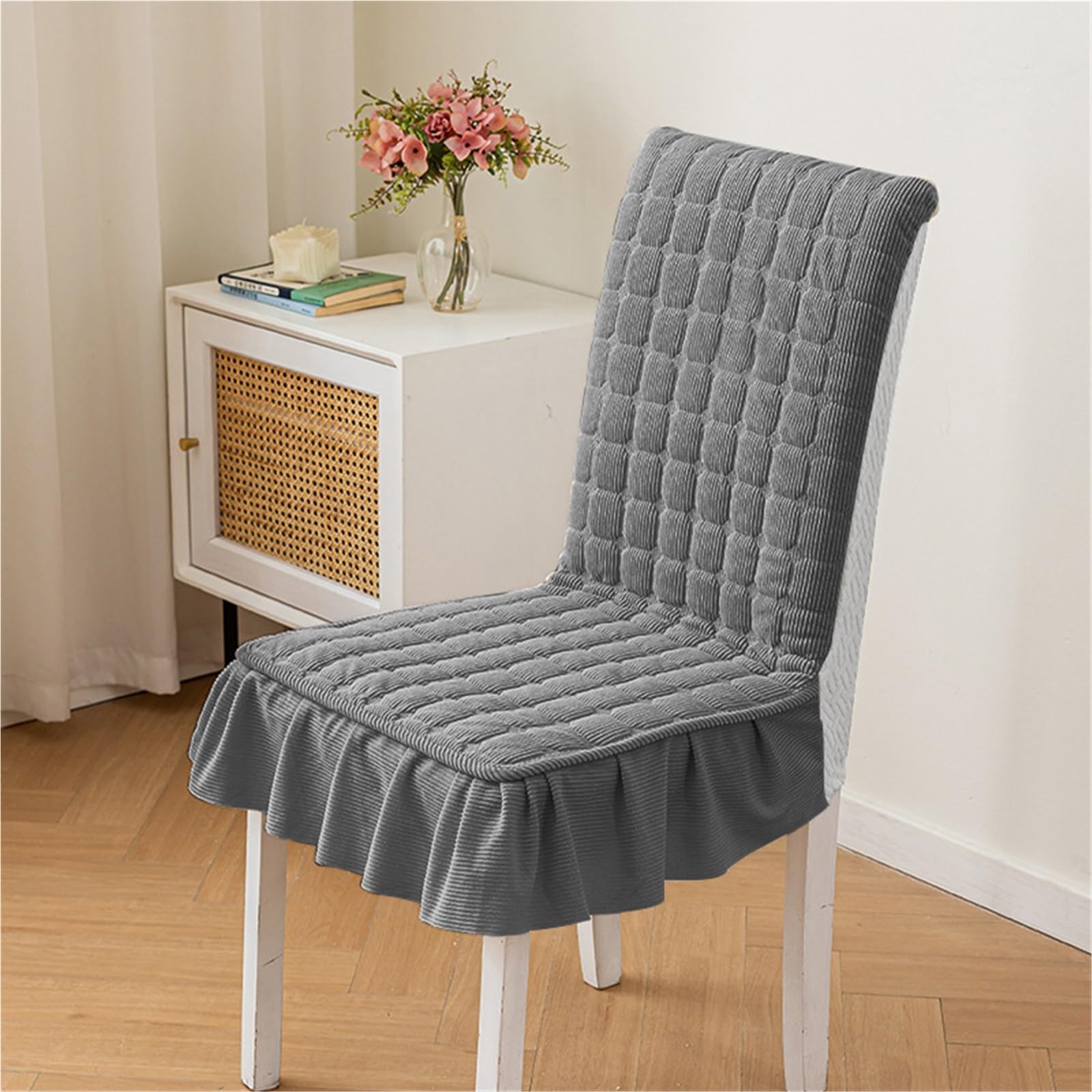 Fundas para sillas comedor acolchadas pack 2 fundas gruesas universales uso domestico 4#