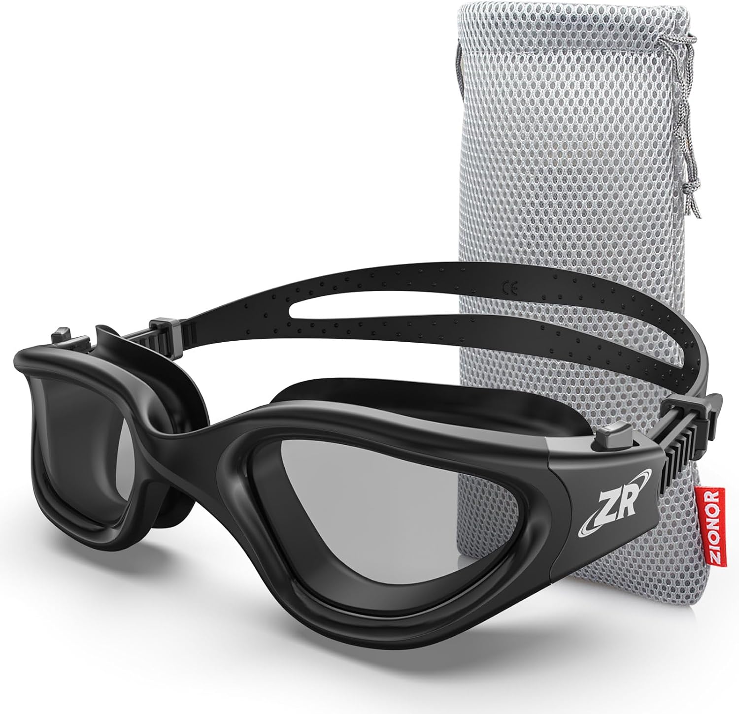 ZIONOR G1 Polarized Swimming Goggles for Unisex Adult Women Anti Fog 100% Anti UV Diving Goggles A2 (Polarized + Bright Smoke)