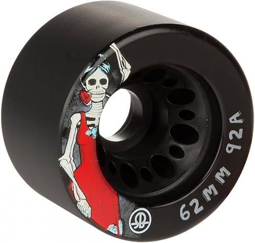 Rollerbones Day of The Dead - Ruedas de patinaje Derby (2.441 in) (4 unidades)