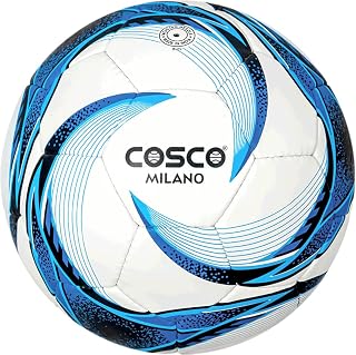 Cosco Cosflex Milano Football, Size 5 (Colour May Vary, Soccer)